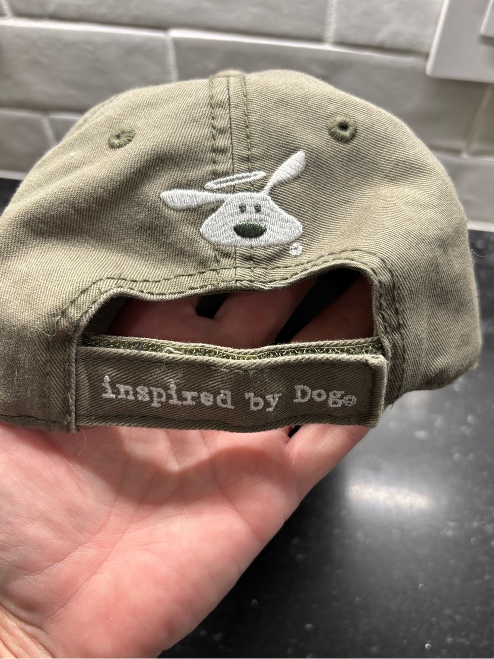 Dog Is Good Never Camp Alone Adjustable Hat Cap -Dad hat/Camping - Picture 5 of 6